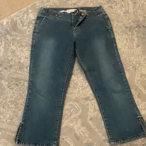 Riders by Levi Ankle Cropped Jeans with Classic Twill Weave